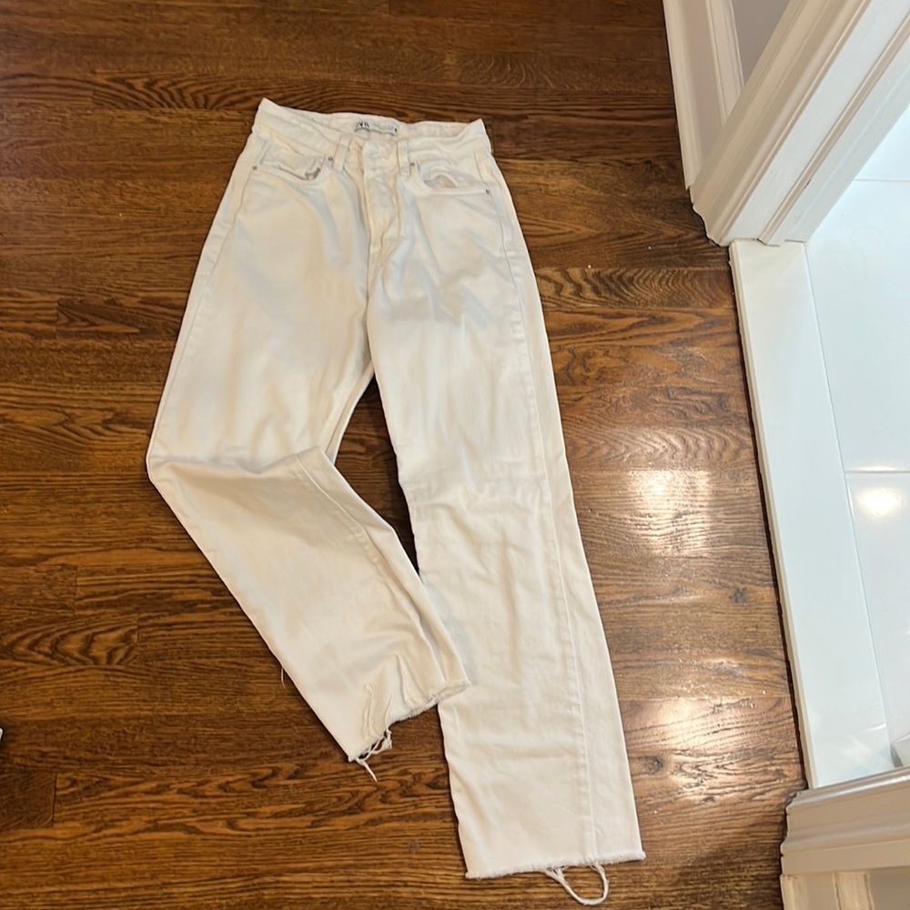Zara high rise jeans